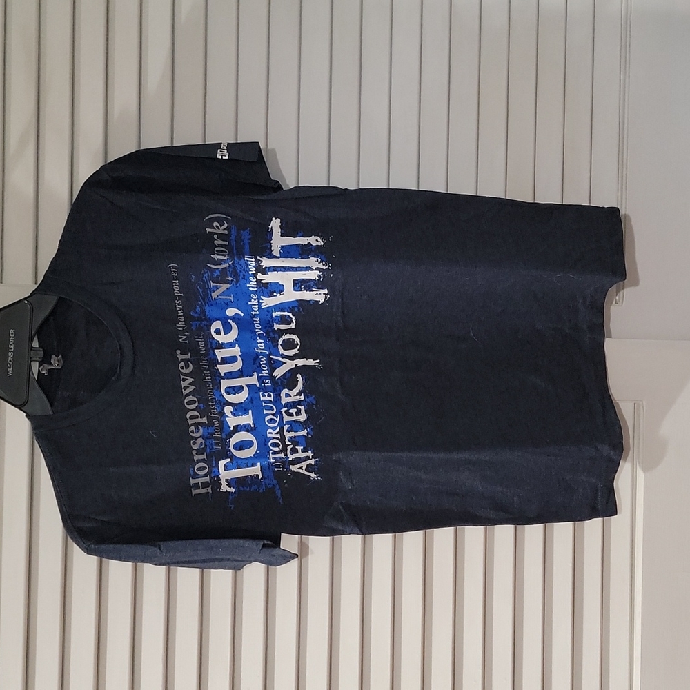 Diesel Power M Blue Graphic Tee